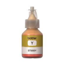 Brother Ink BT5000 YELLOW 100% Original (Brother DCP T310, T510W, T710W, MFC-T810W)